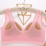 Front-Closure Breathable Cotton Bra — 2-Pack view 4