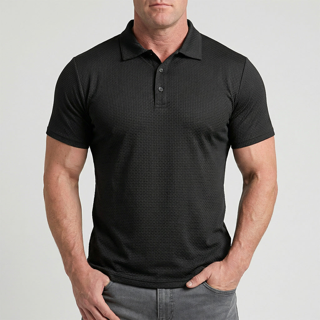Men’s Stretch-Knit Performance Polo Shirt view 2