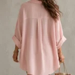 Cotton-Linen Shirt & Shorts Set view 4