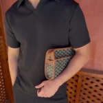 Men’s Jersey Open-Collar Top view 3