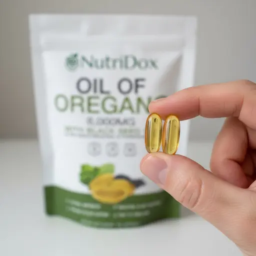 Oregano & Black Seed Oil Softgels detail