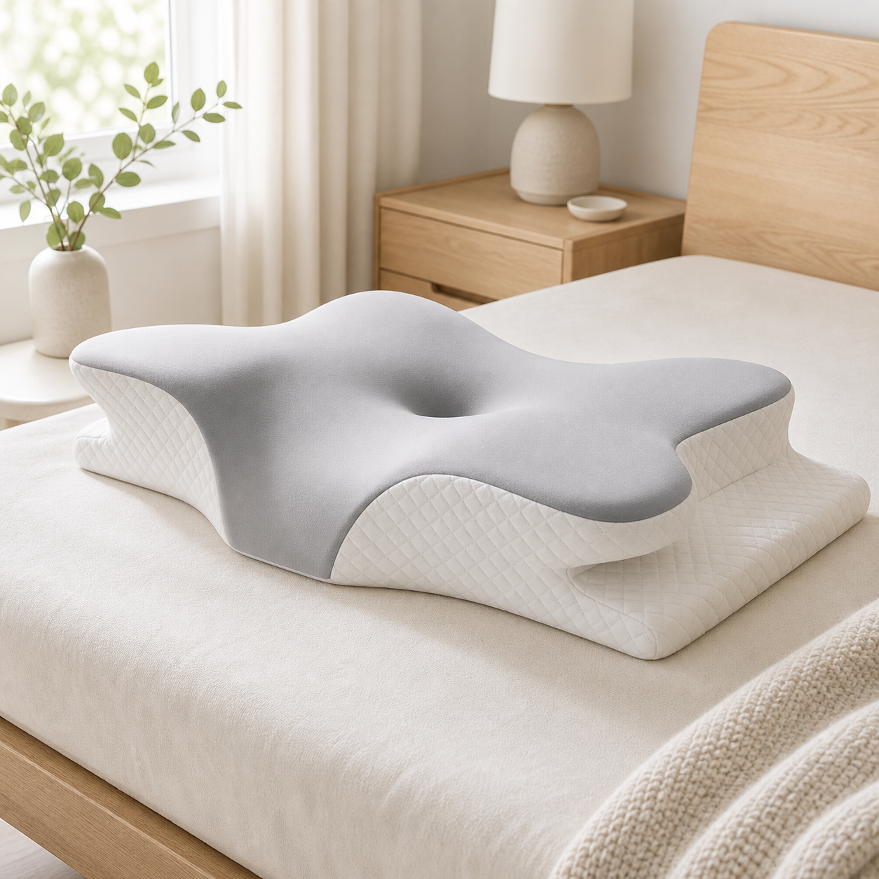 Ergonomic Contour Memory Foam Pillow view 3