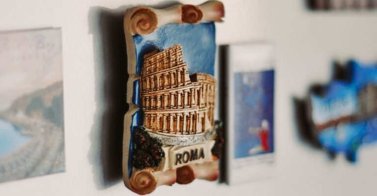 Decorative magnets representing magnetic products requiring special handling