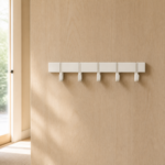 Wall-Mounted Modular Storage Hook Rail view 2
