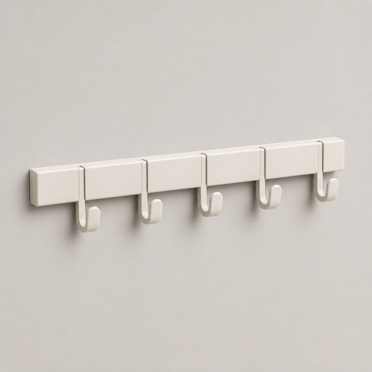 Wall-Mounted Modular Storage Hook Rail