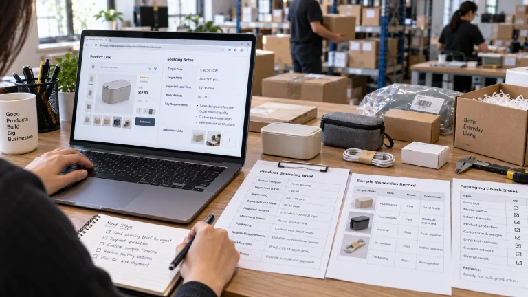 How to Turn a Product Link Into a Sourcing Brief for Your Dropshipping Agent